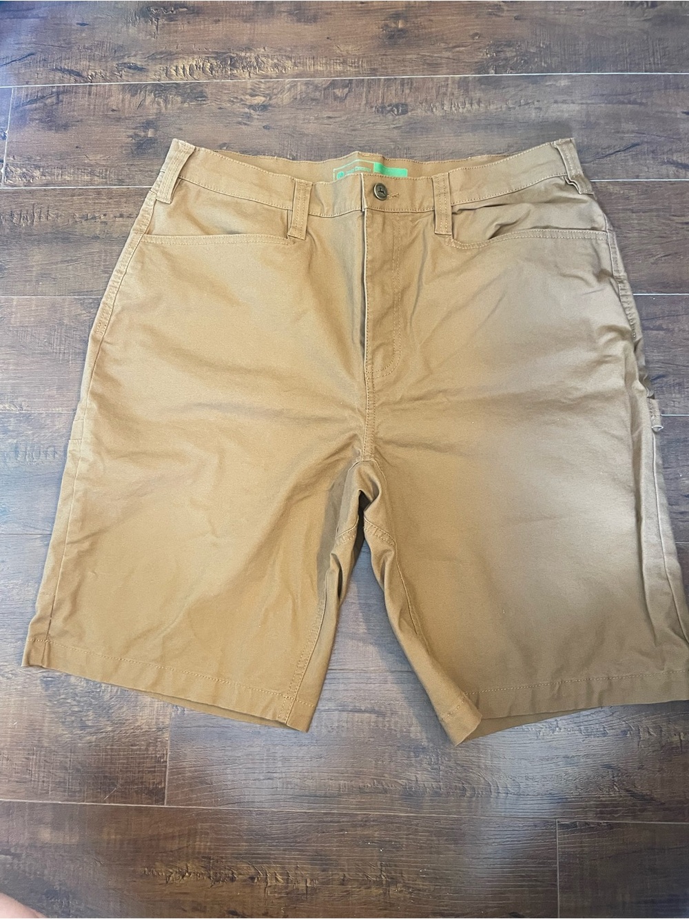 John Deere Men's Khaki/Tan carpenter Work Shorts